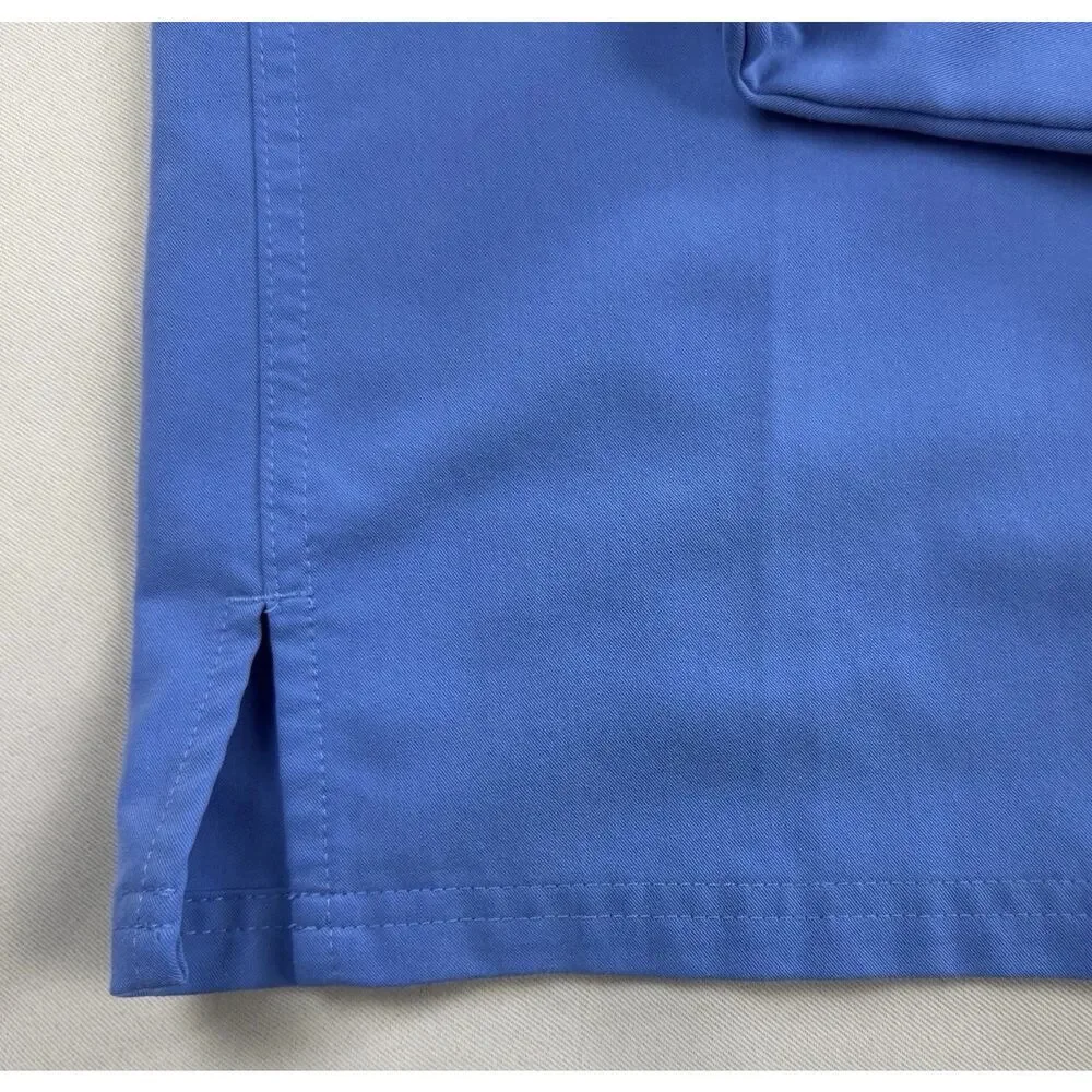 FIGS Kade Cargo Scrub Pant Womens XXL Blue Nurse Uniform Stretch T21004‎ 1356